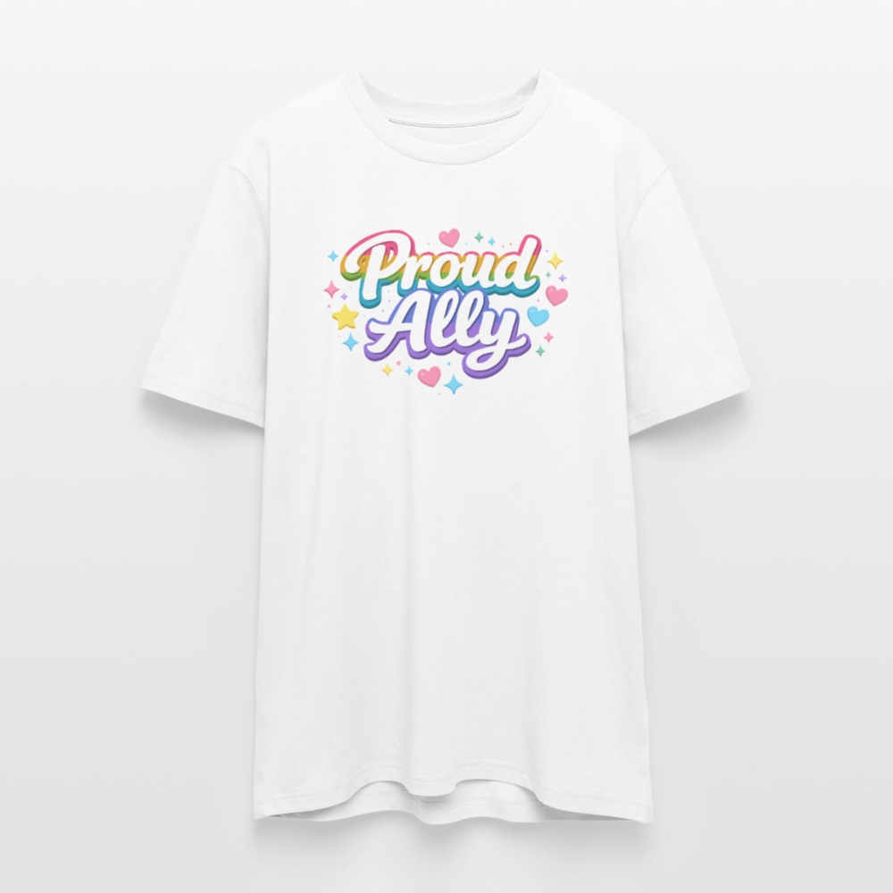 Proud Ally | Unisex Bio-T-Shirt - Weiß