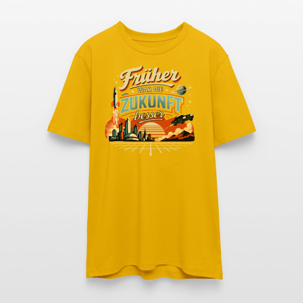 Früher war die Zukunft besser | Unisex Bio-T-Shirt - Spektralgelb