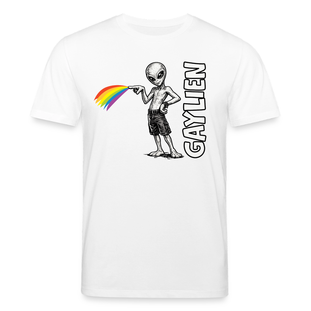 Gaylien | Unisex Bio-T-Shirt CREATOR - Weiß