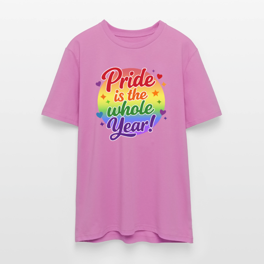 Pride is the whole Year | Unisex Bio T-Shirt - Pink
