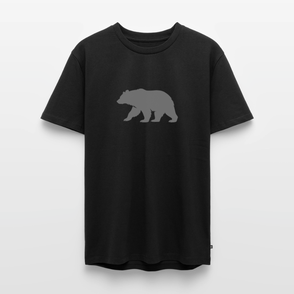 Bear grey | Premium T-Shirt - Schwarz