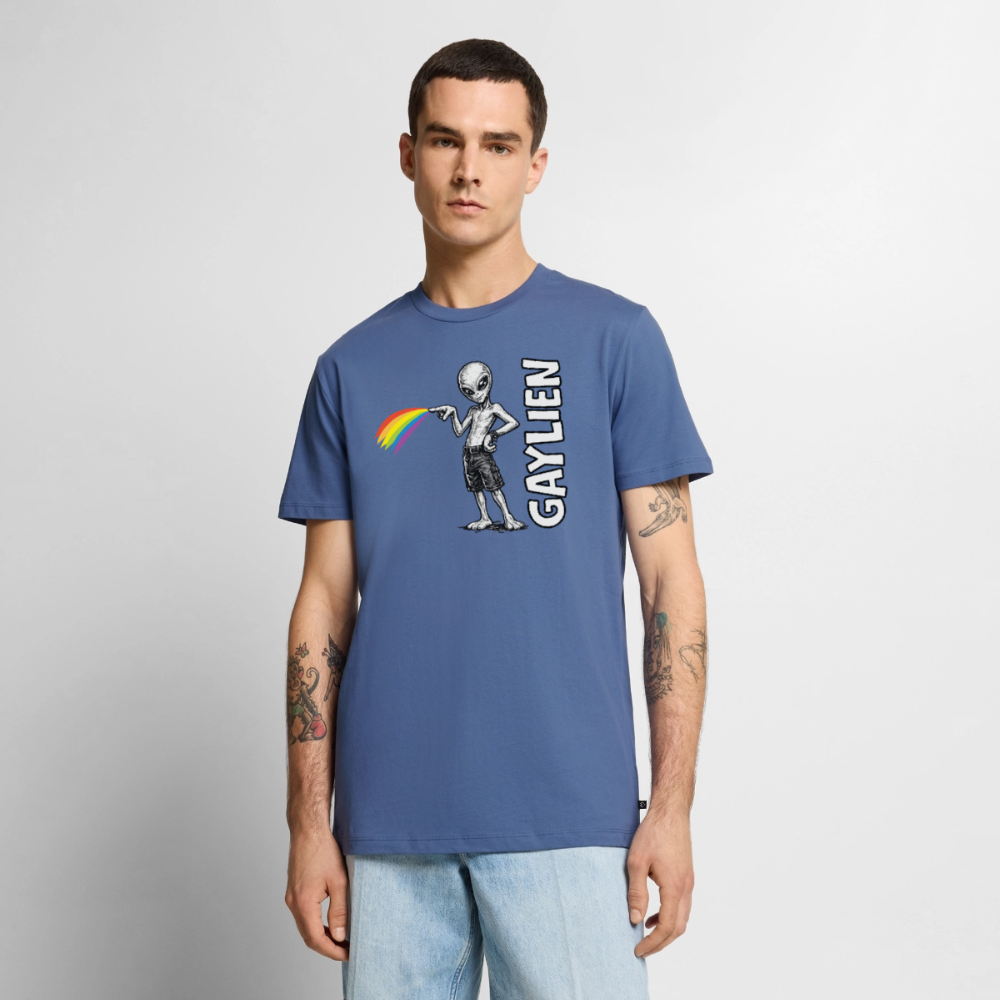 Gaylien | Männer Premium T-Shirt - Taubenblau
