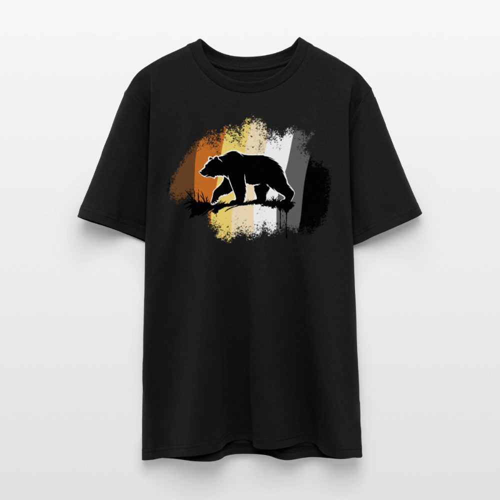 Black Bear Bear Flag | Unisex Bio T-Shirt - Schwarz