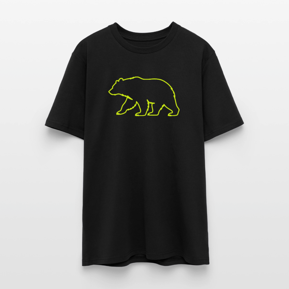 Bear Neon | Unisex Bio T-Shirt - Schwarz