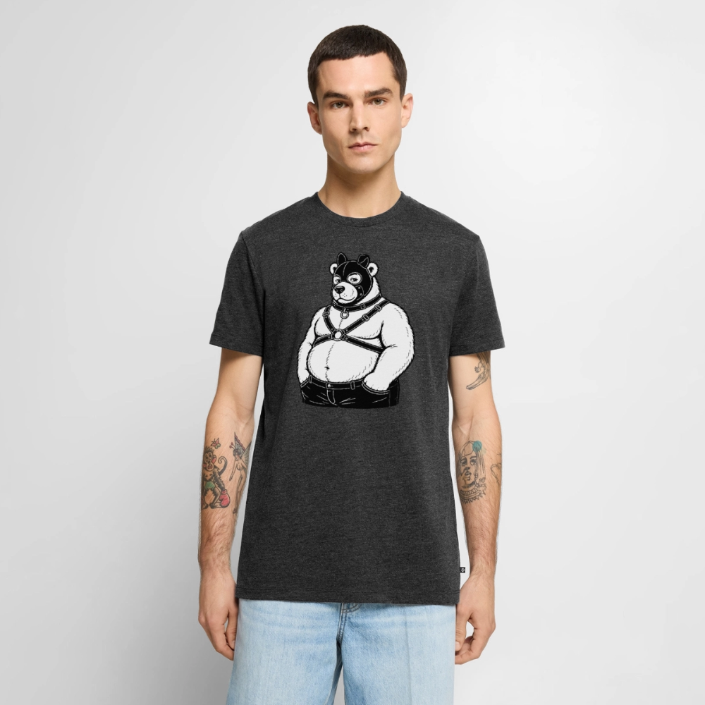 Bearpuppy | Männer Premium T-Shirt - Anthrazit meliert