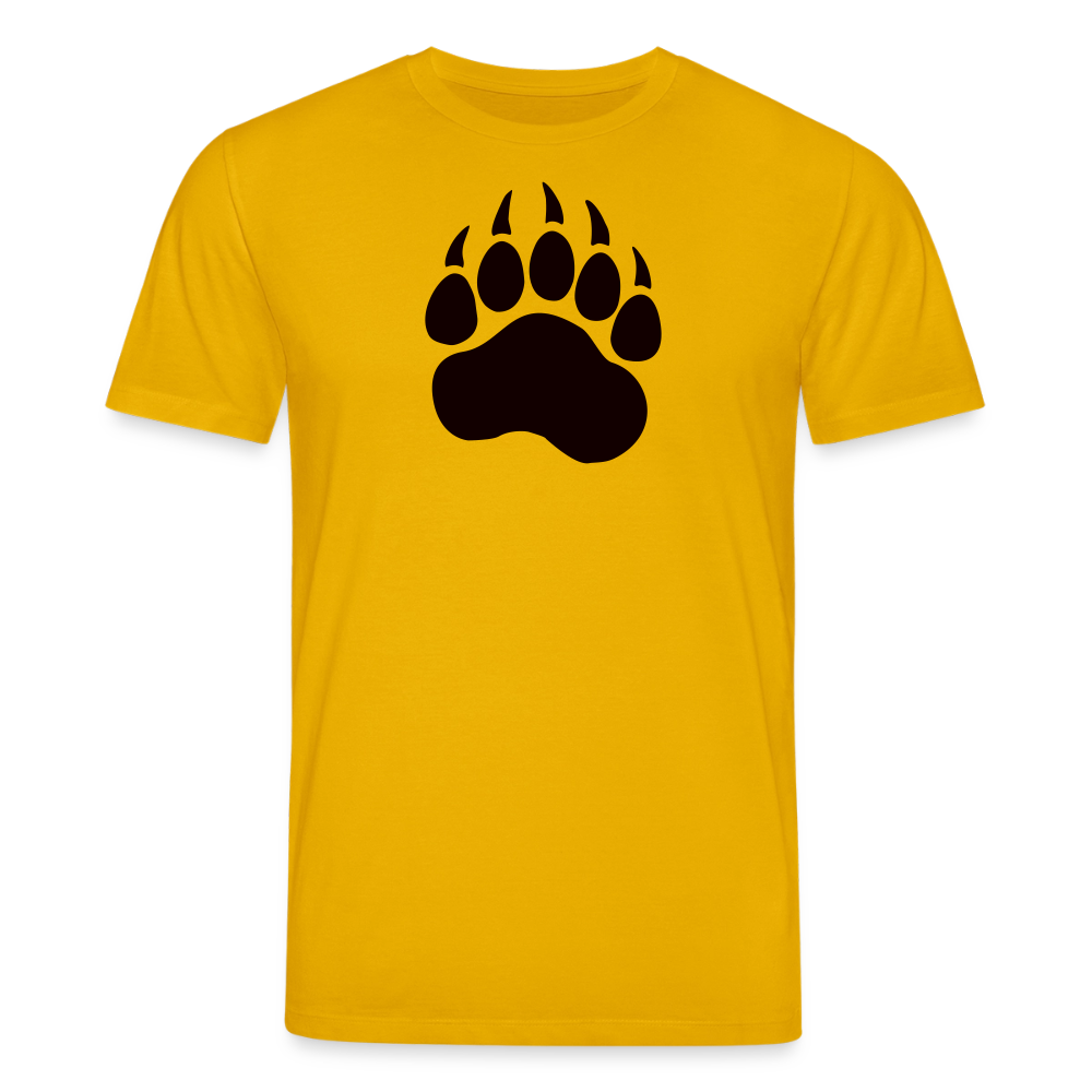 Bear Paw black | Unisex Bio-T-Shirt - Spektralgelb