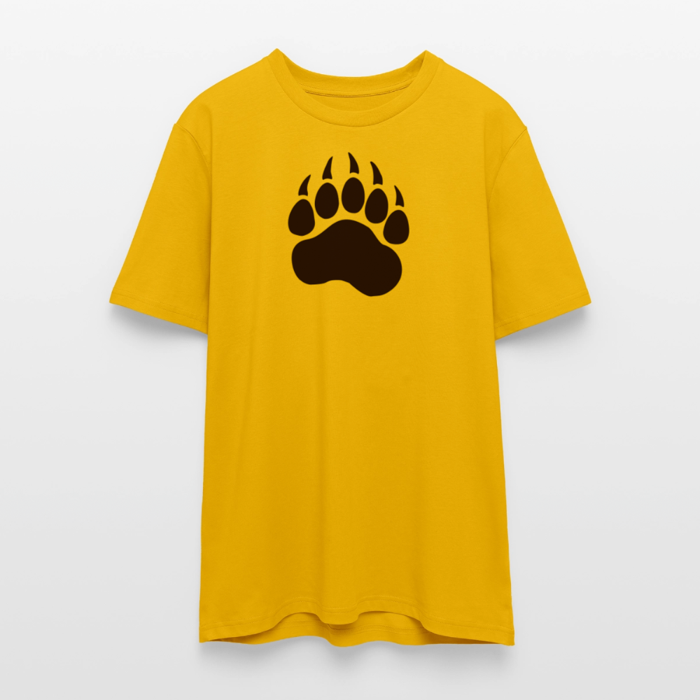Bear Paw black | Unisex Bio-T-Shirt - Spektralgelb
