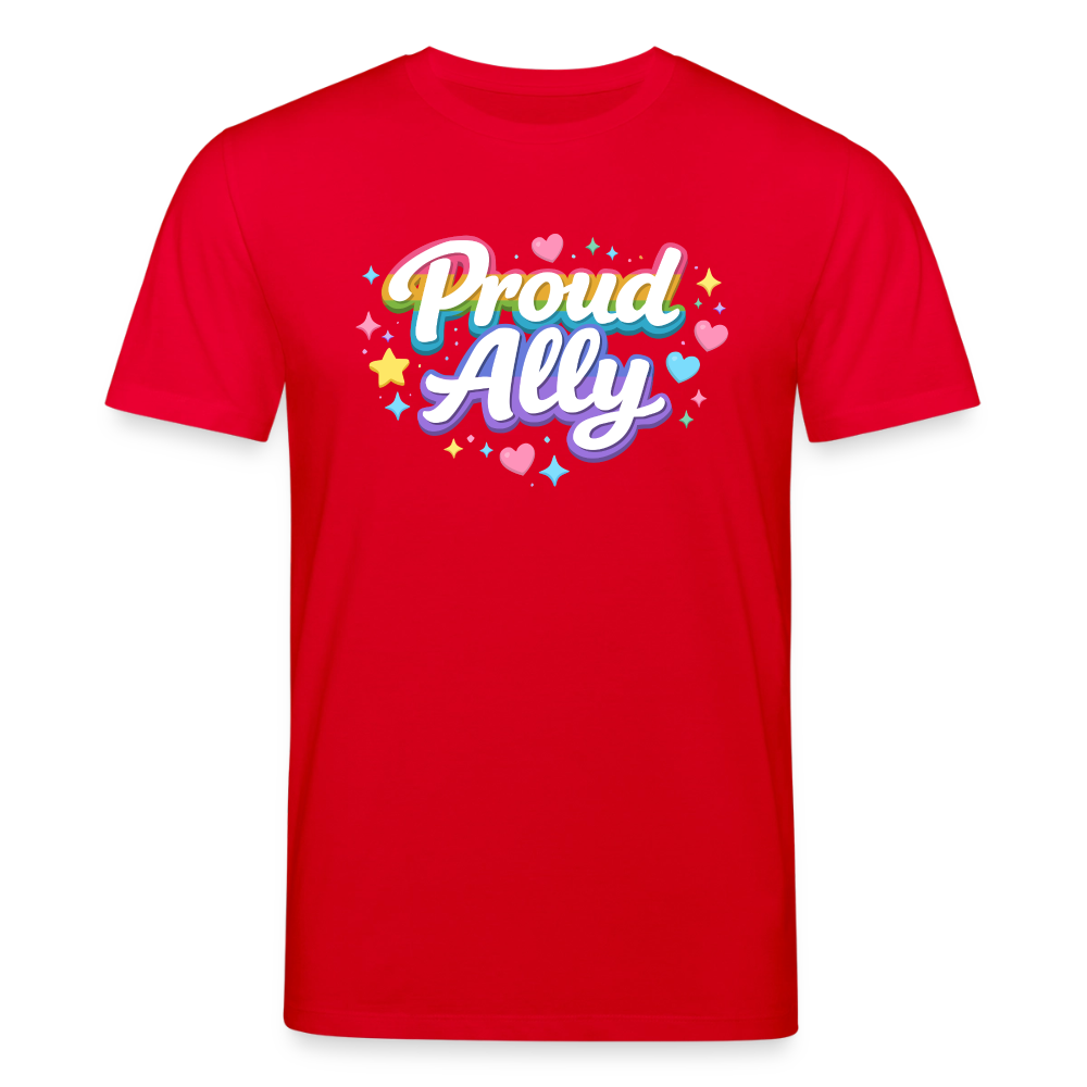 Proud Ally | Unisex Bio-T-Shirt - Rot