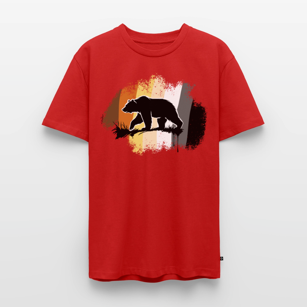 Black Bear on Bear Pride | Premium T-Shirt - Rot