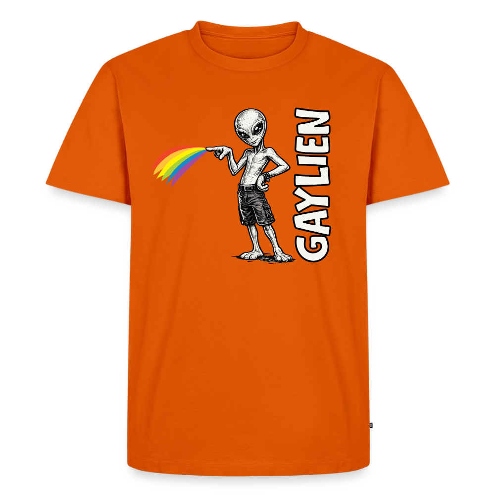 Gaylien | Männer Premium T-Shirt - Orange 