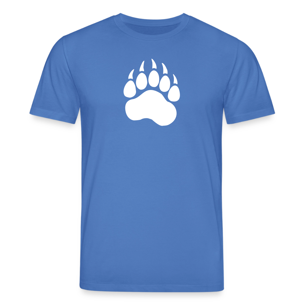 Bear Paw white | Unisex Bio-T-Shirt - Achtsames Blau