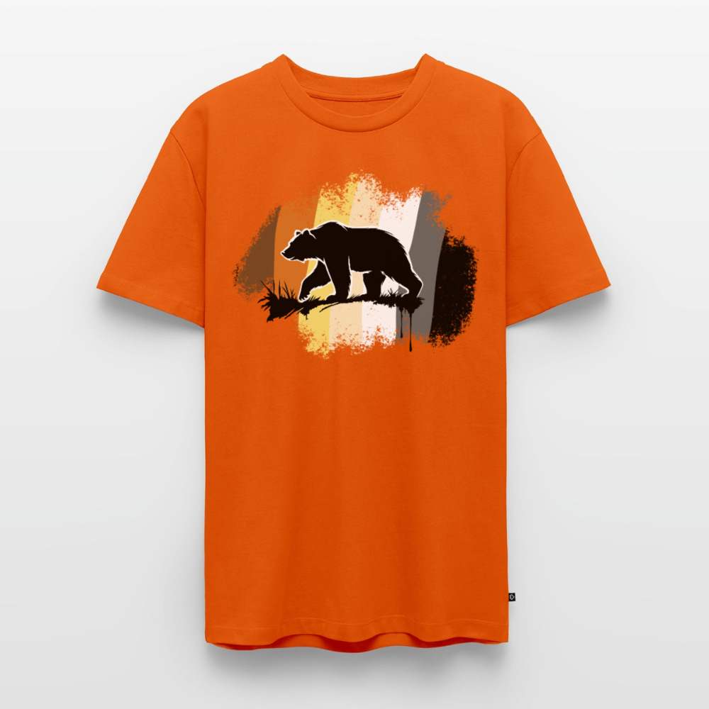 Black Bear on Bear Pride | Premium T-Shirt - Orange 