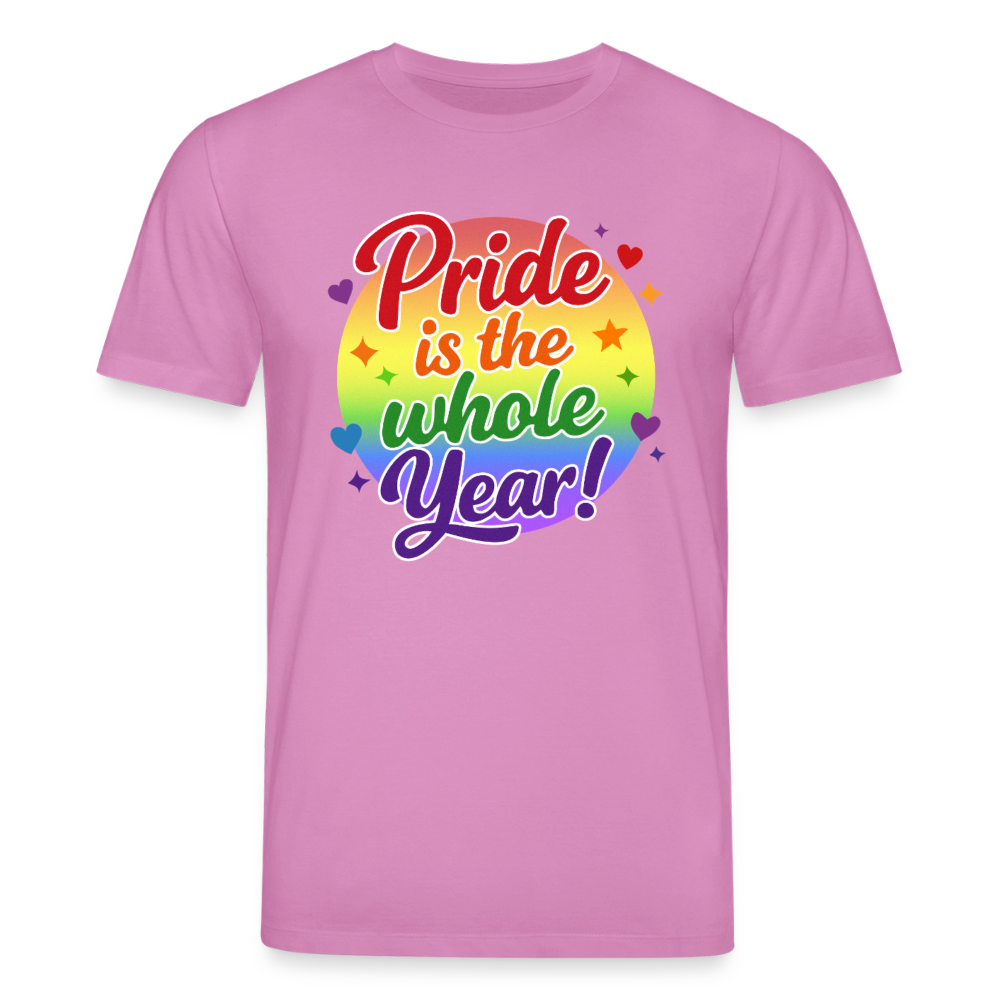 Pride is the whole Year | Unisex Bio T-Shirt - Pink