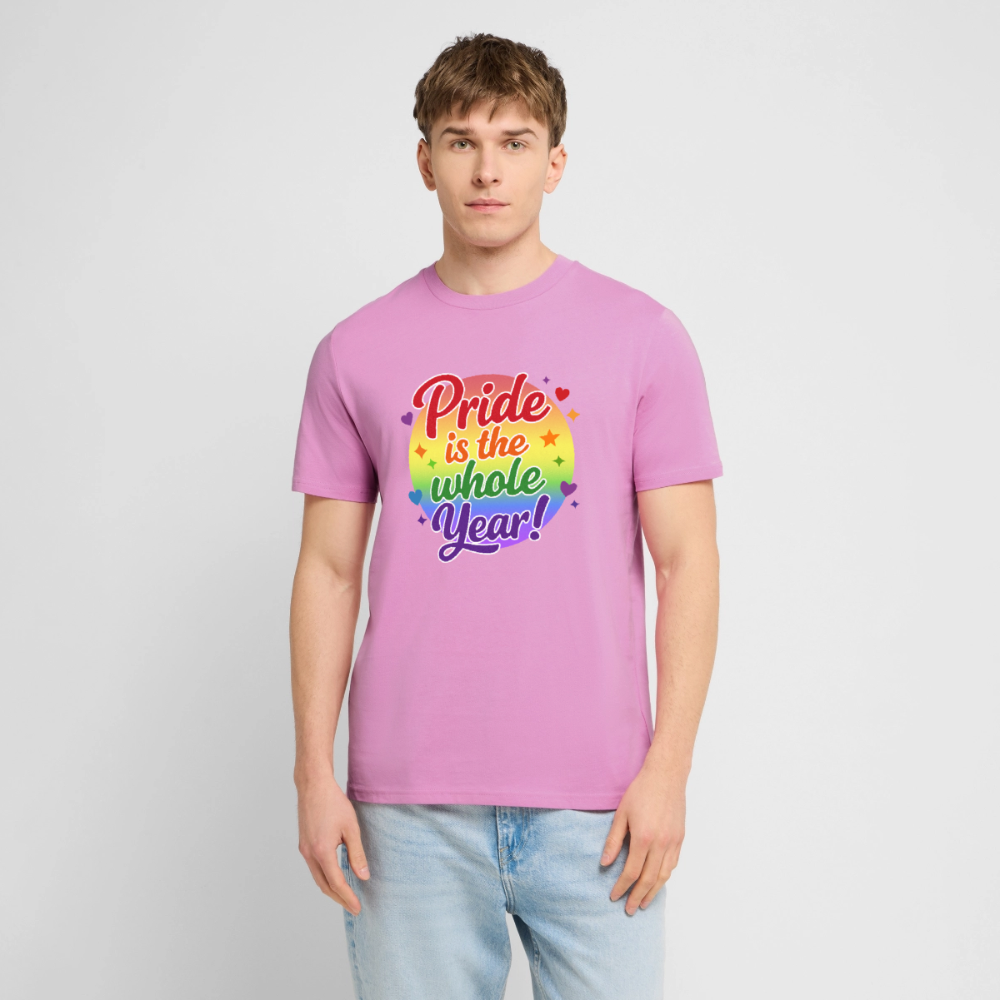 Pride is the whole Year | Unisex Bio T-Shirt - Pink