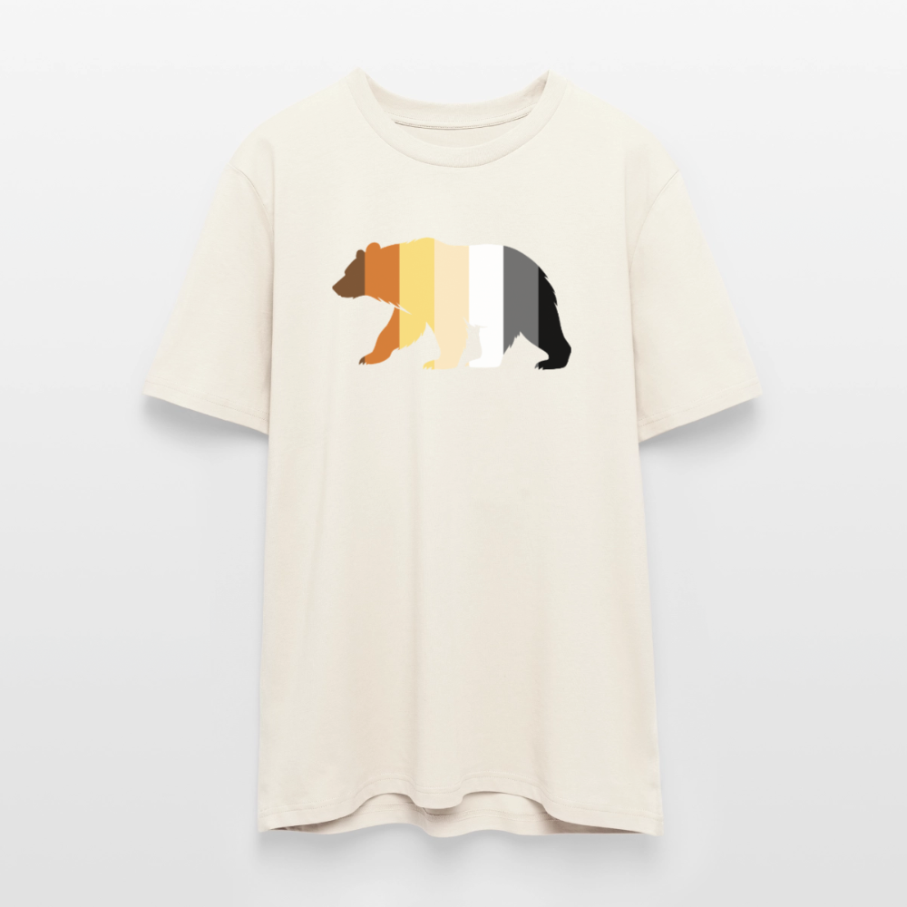 Bear in Bear Pride Colours | Unisex Bio T-Shirt - Naturweiß 