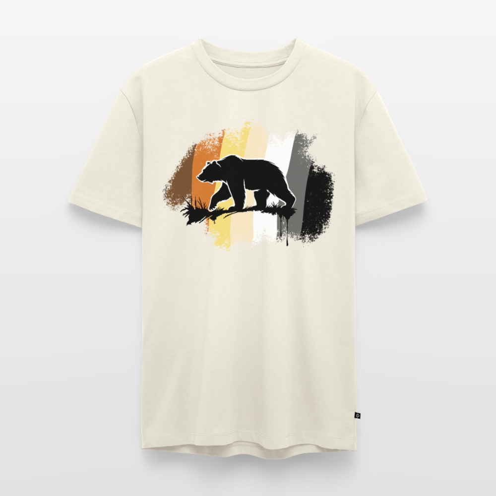 Black Bear on Bear Pride | Premium T-Shirt - Naturweiß