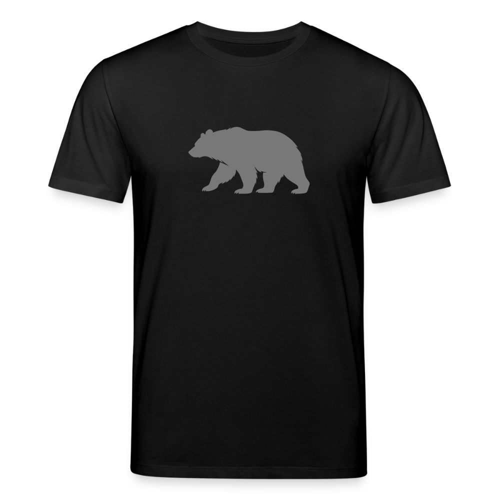 Bear grey | Unisex Bio T-Shirt - Schwarz
