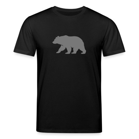 Bear grey | Unisex Bio T-Shirt - Schwarz
