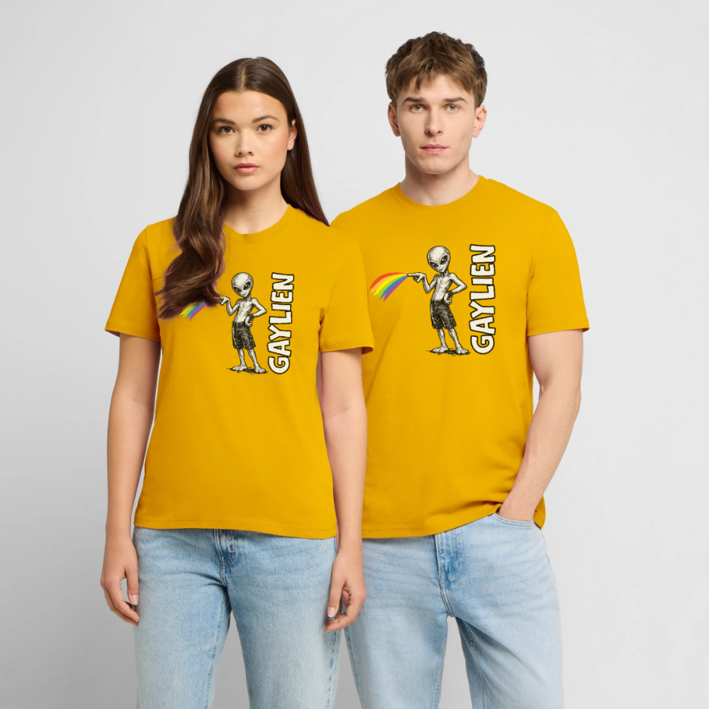 Gaylien | Unisex Bio-T-Shirt CREATOR - Spektralgelb