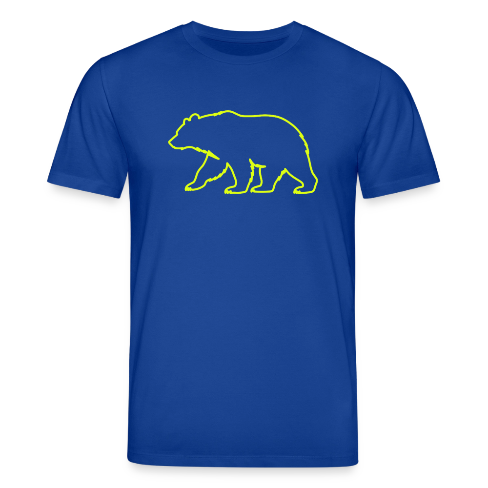 Bear Neon | Unisex Bio T-Shirt - Dunkelblau