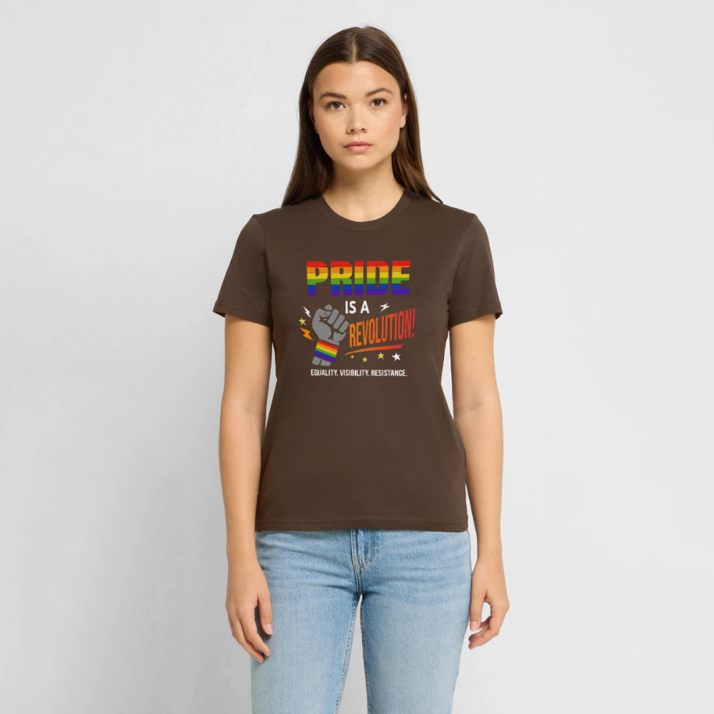 Pride is a Revolution 2 | Unisex Bio T-Shirt - Dunkelbraun