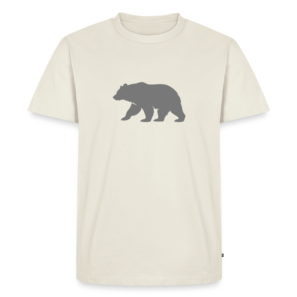 Bear grey | Premium T-Shirt - Naturweiß