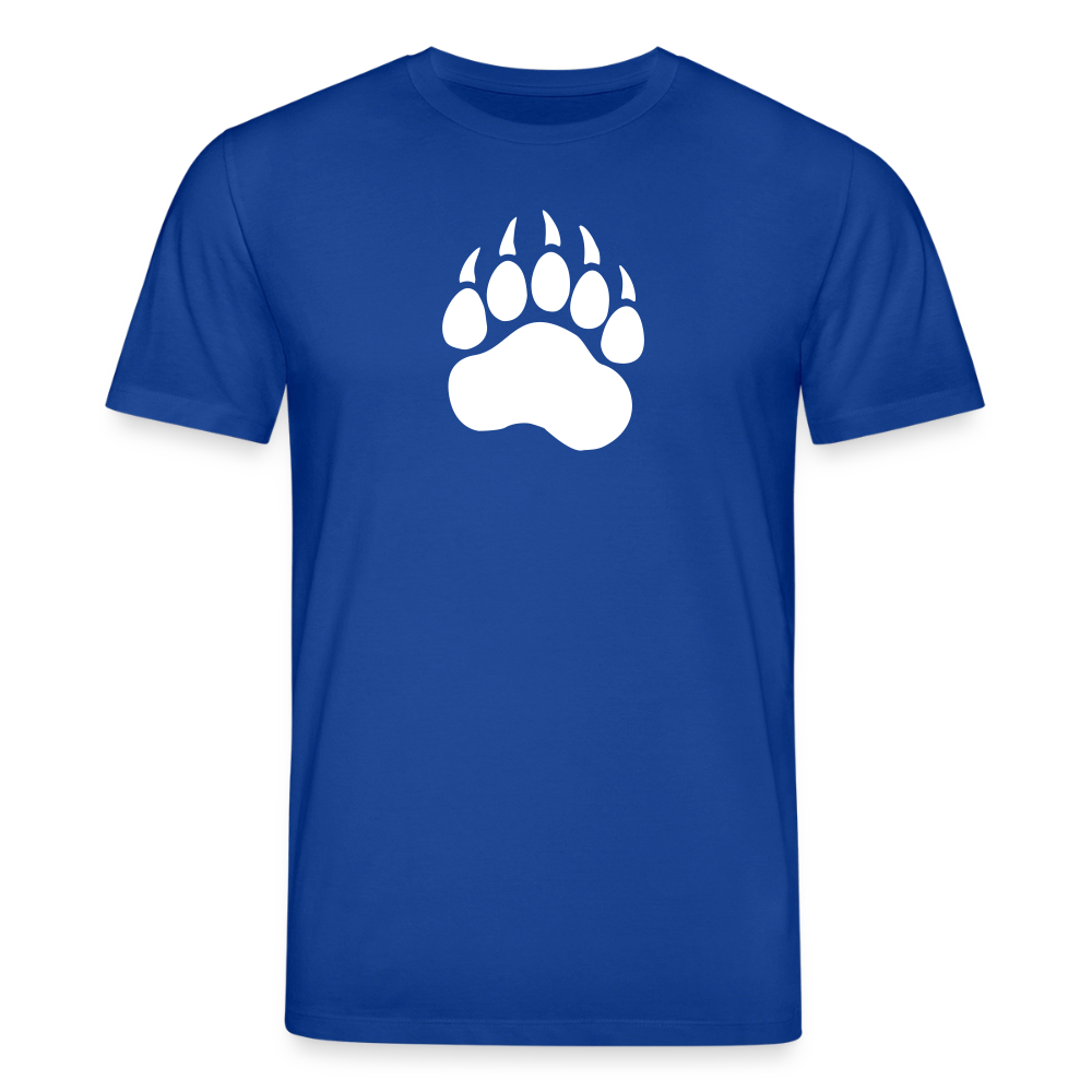 Bear Paw white | Unisex Bio-T-Shirt - Dunkelblau