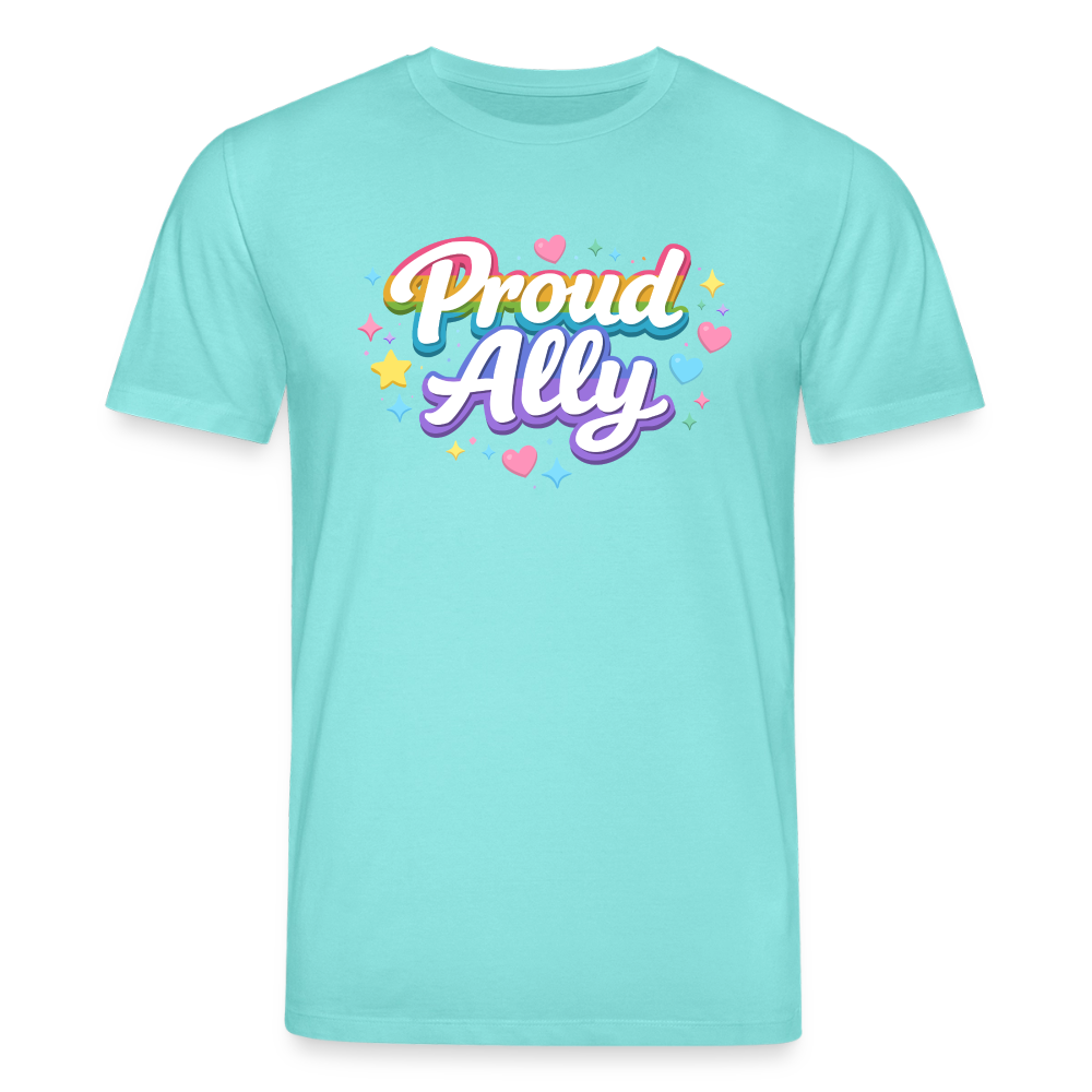 Proud Ally | Unisex Bio-T-Shirt - Poolblau