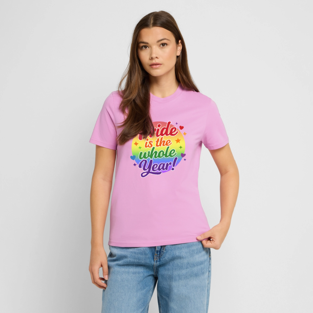 Pride is the whole Year | Unisex Bio T-Shirt - Pink