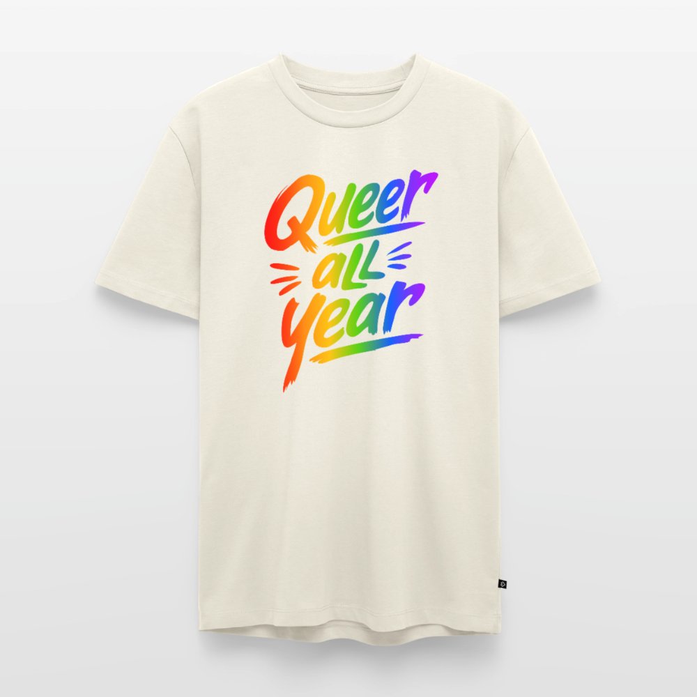 Queer all Year | Männer Premium T-Shirt - Naturweiß