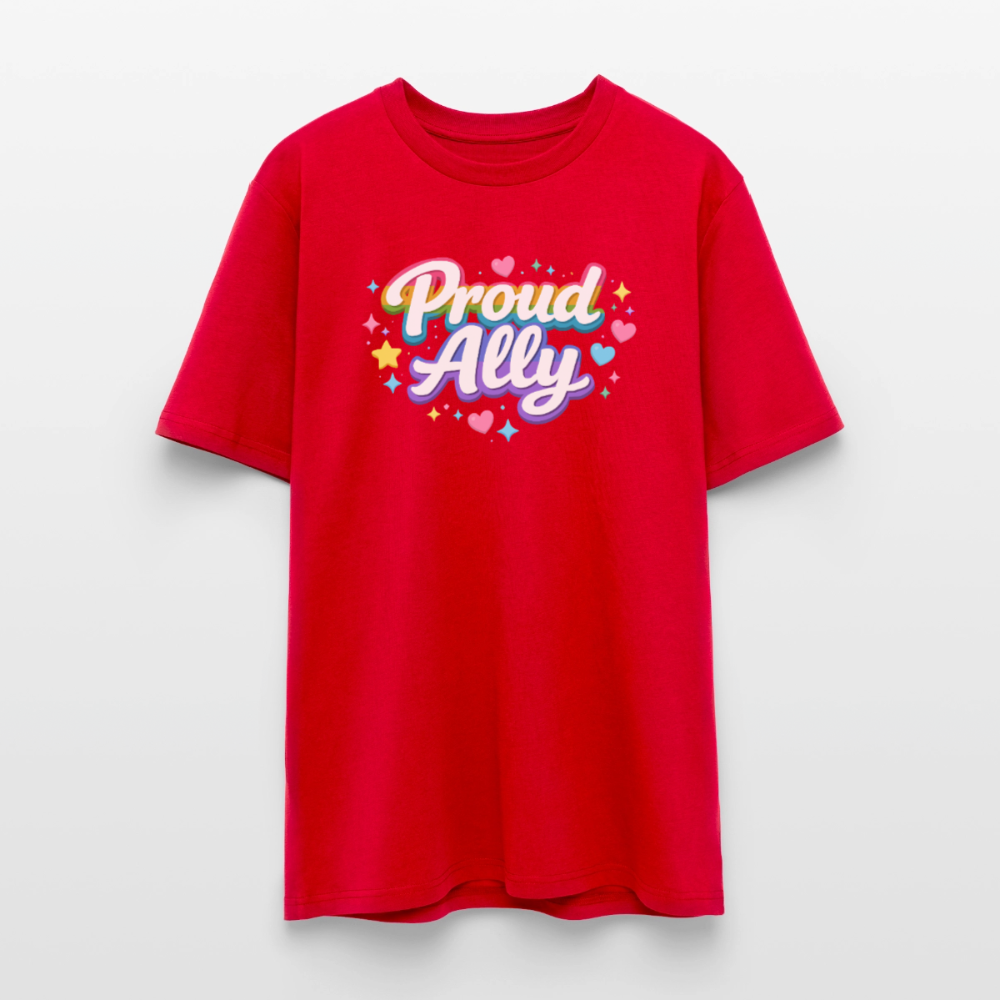 Proud Ally | Unisex Bio-T-Shirt - Rot