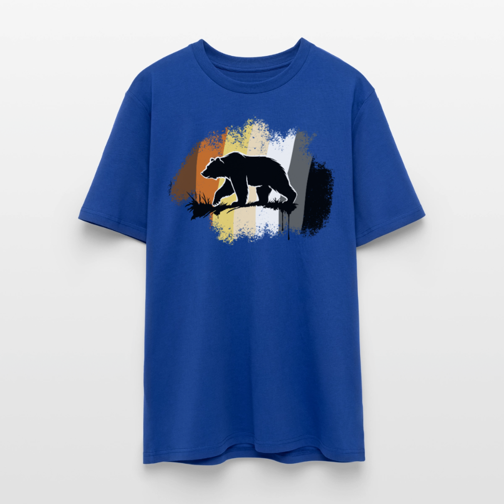Black Bear Bear Flag | Unisex Bio T-Shirt - Dunkelblau