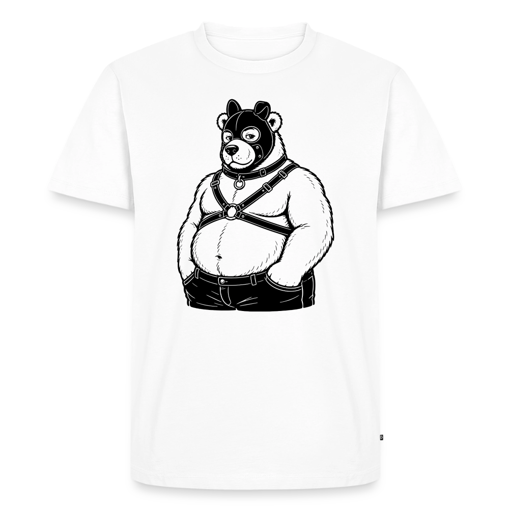 Bearpuppy | Männer Premium T-Shirt - Weiß