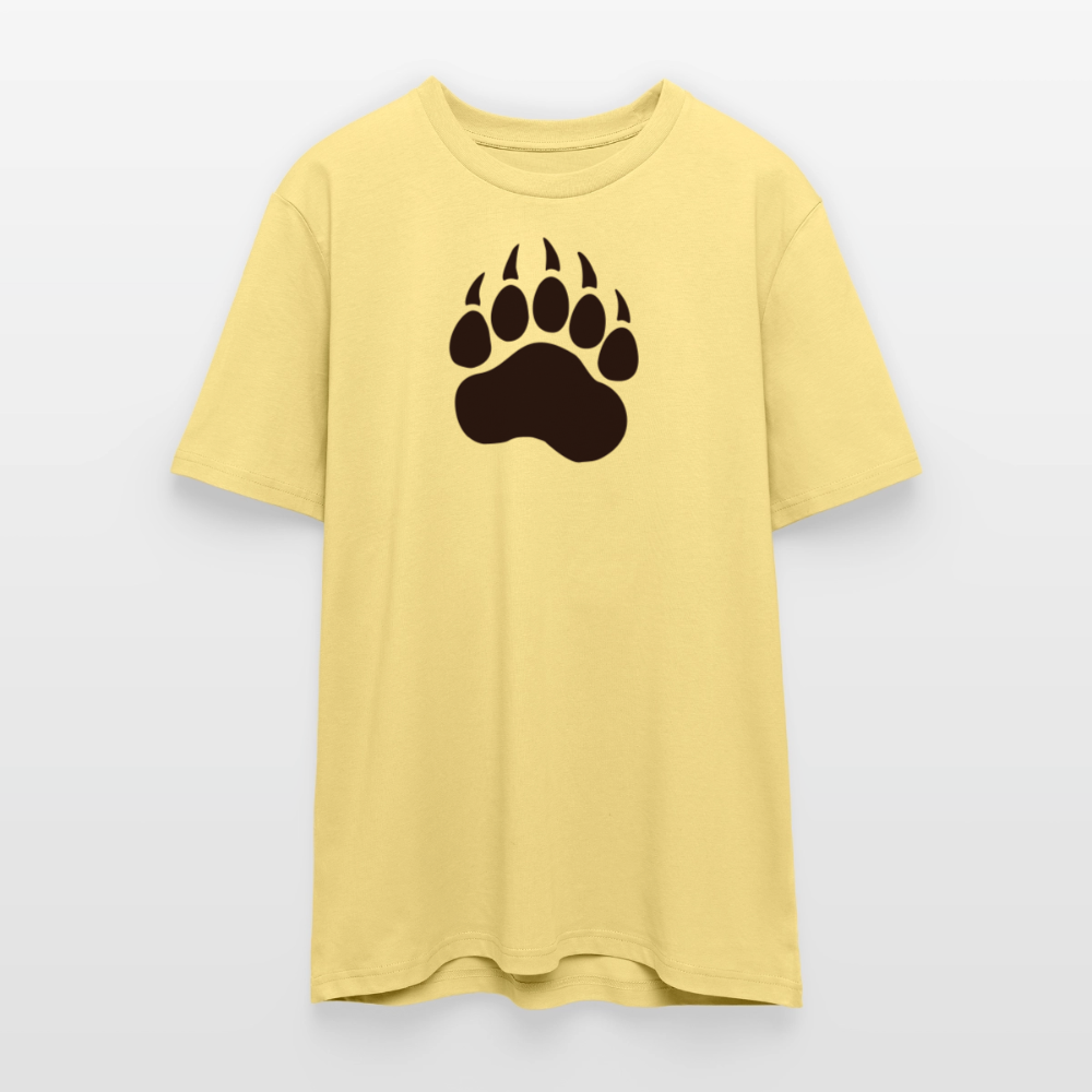 Bear Paw black | Unisex Bio-T-Shirt - Gelb Viva 