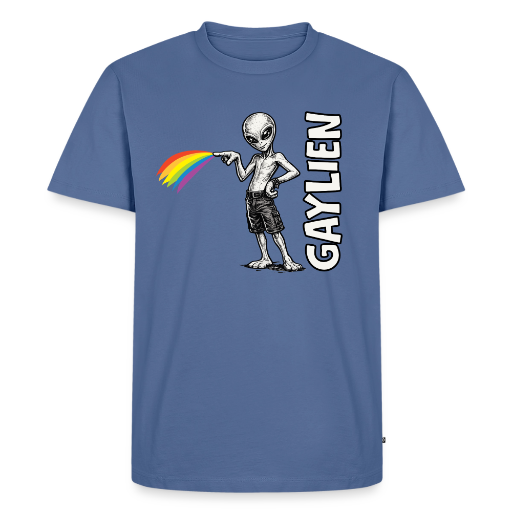 Gaylien | Männer Premium T-Shirt - Taubenblau