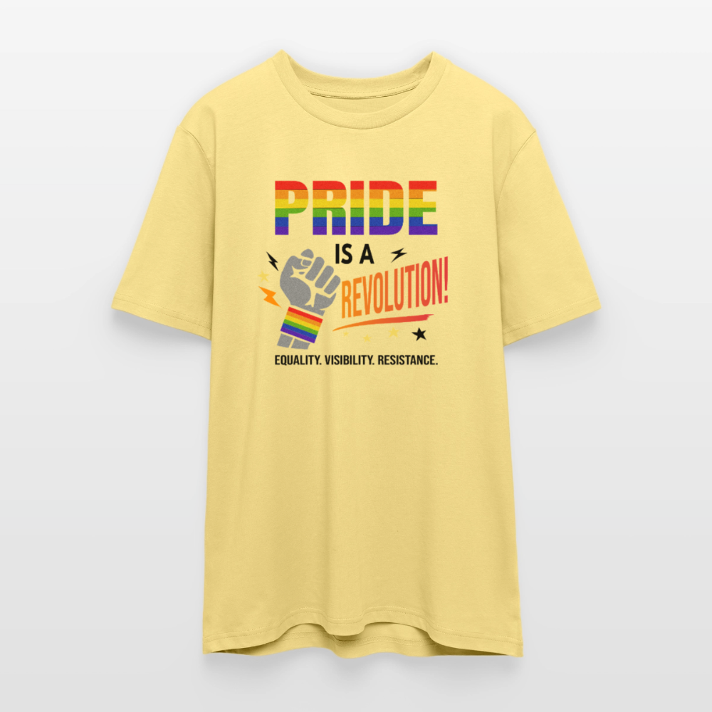 Pride is a Revolution | Unisex Bio T-Shirt - Gelb Viva 