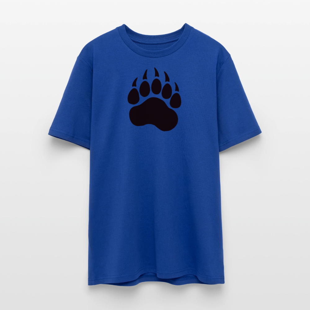 Bear Paw black | Unisex Bio-T-Shirt - Dunkelblau