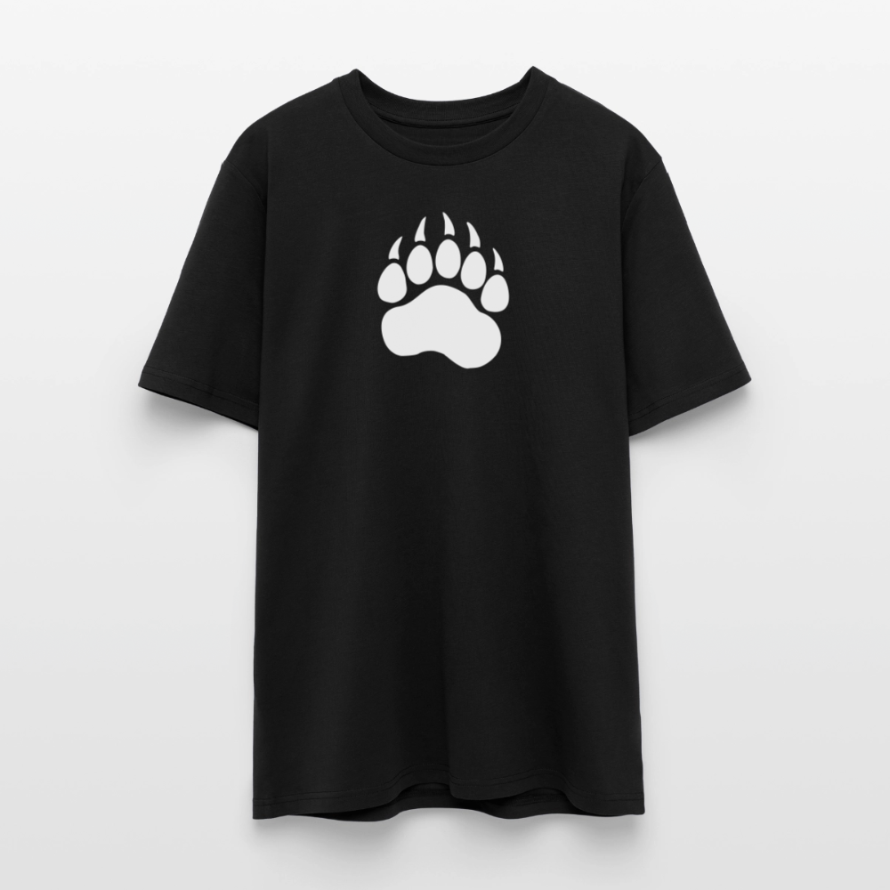 Bear Paw white | Unisex Bio-T-Shirt - Schwarz