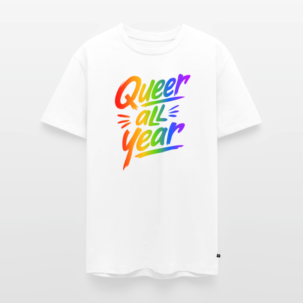 Queer all Year | Männer Premium T-Shirt - Weiß