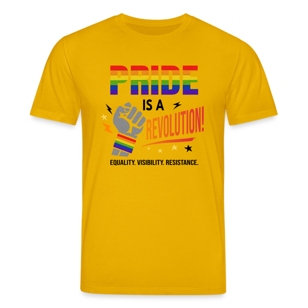 Pride is a Revolution | Unisex Bio T-Shirt - Spektralgelb