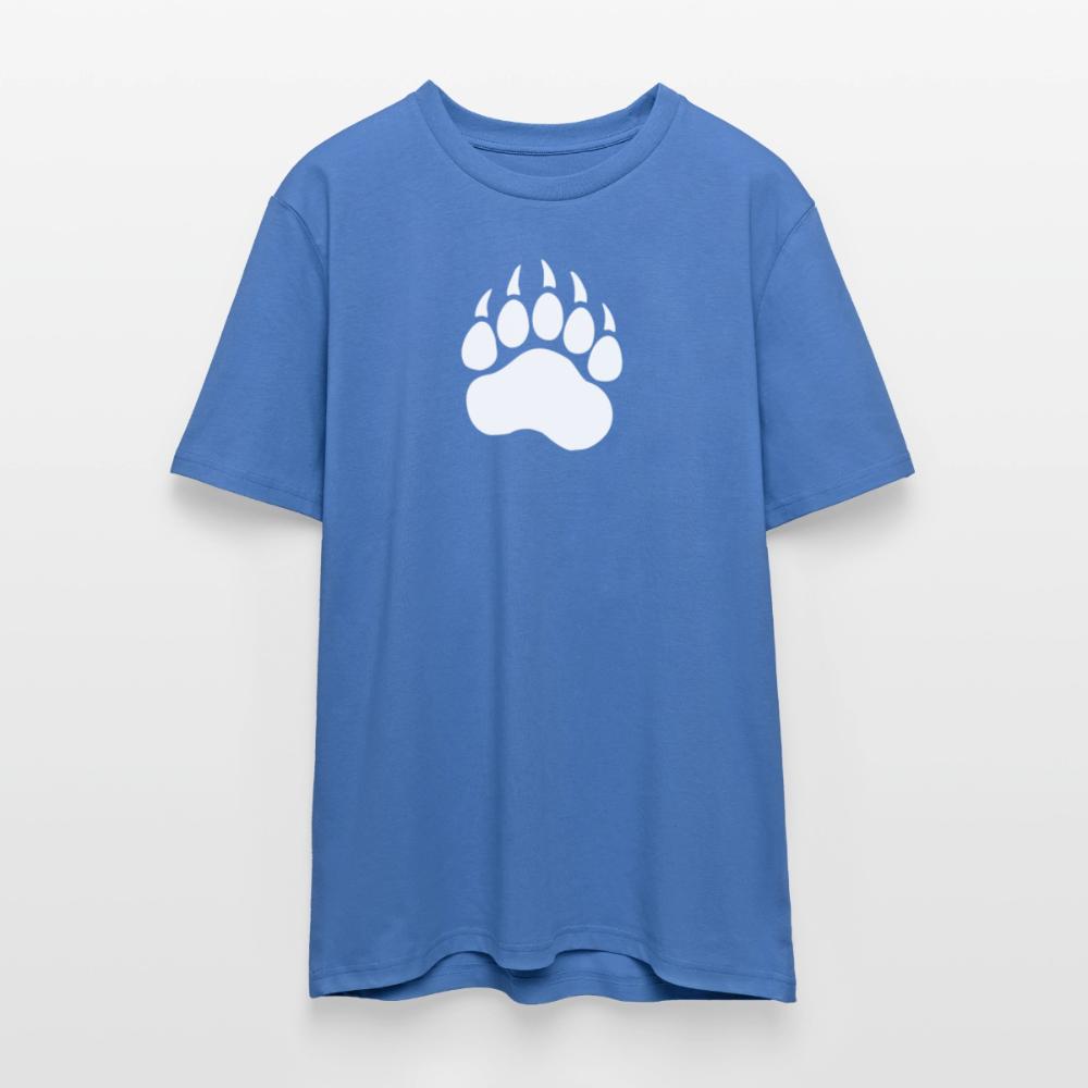 Bear Paw white | Unisex Bio-T-Shirt - Achtsames Blau