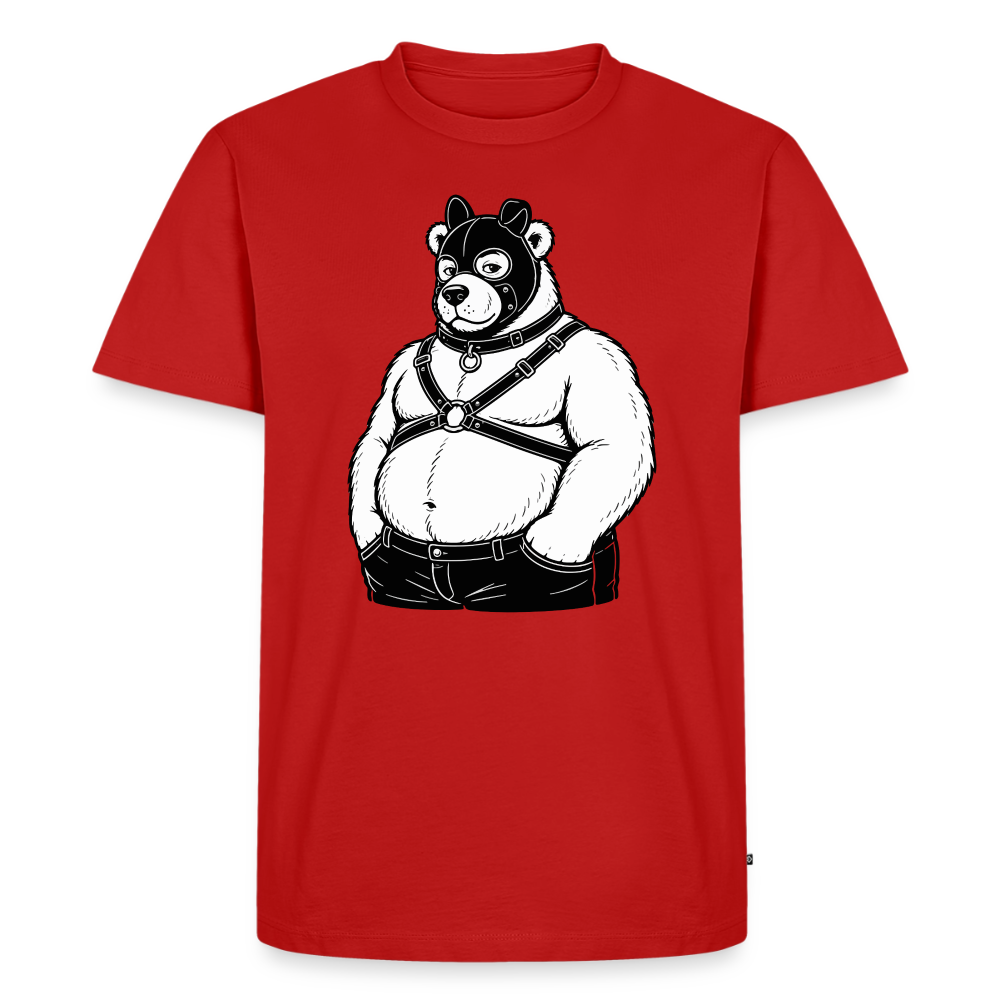 Bearpuppy | Männer Premium T-Shirt - Rot