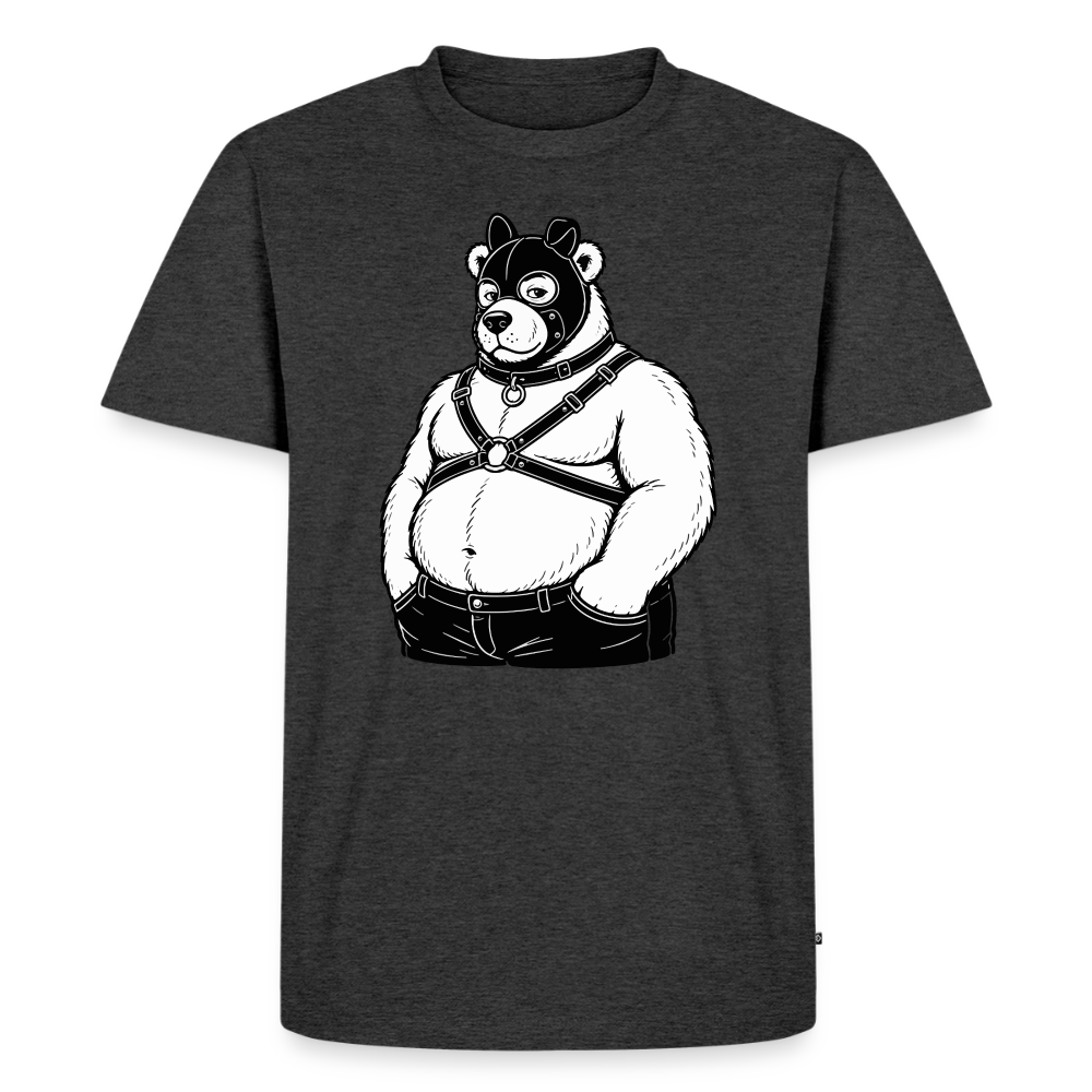 Bearpuppy | Männer Premium T-Shirt - Anthrazit meliert