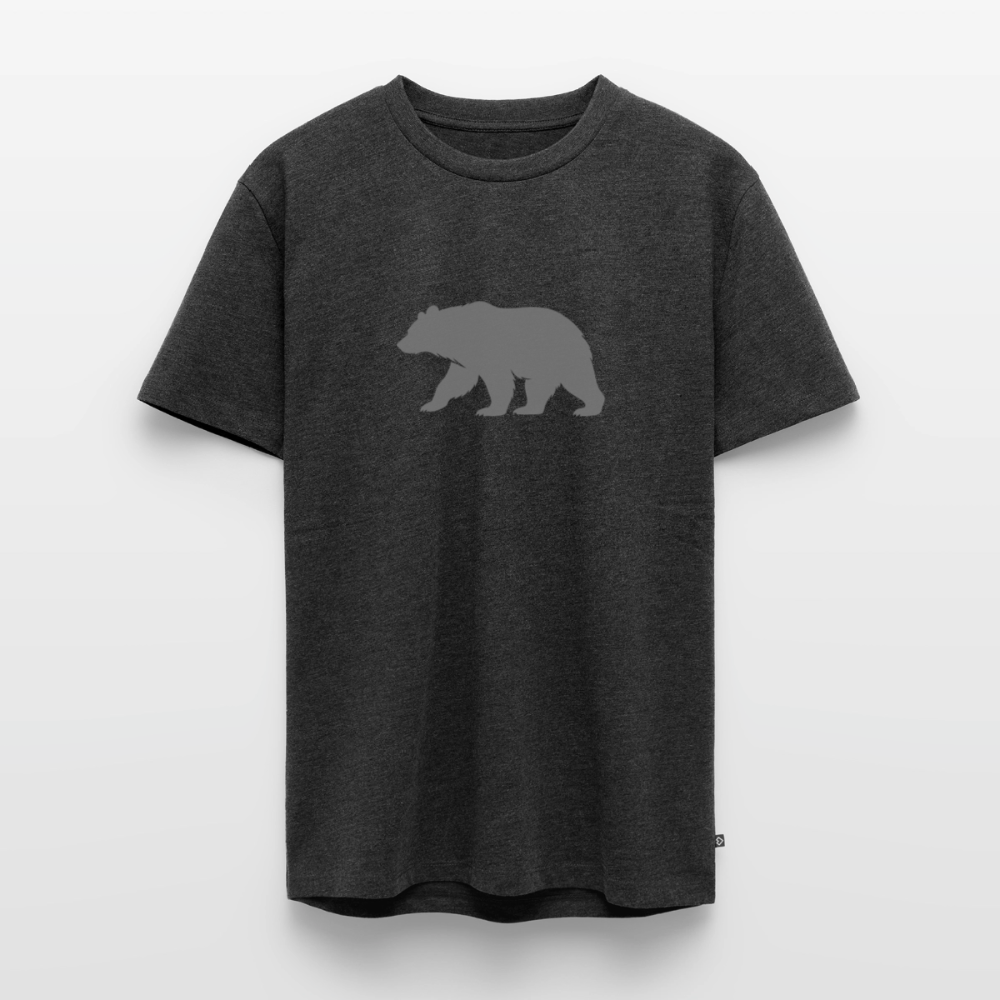 Bear grey | Premium T-Shirt - Anthrazit meliert