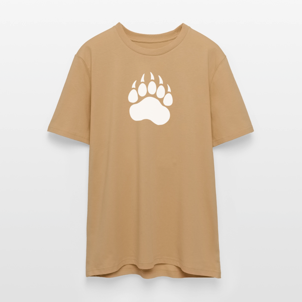 Bear Paw white | Unisex Bio-T-Shirt - Karamell 