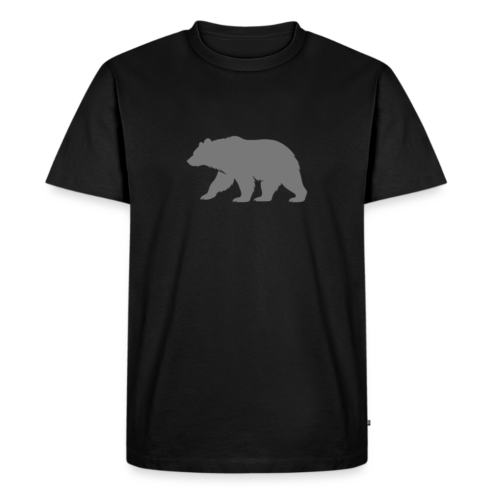 Bear grey | Premium T-Shirt - Schwarz