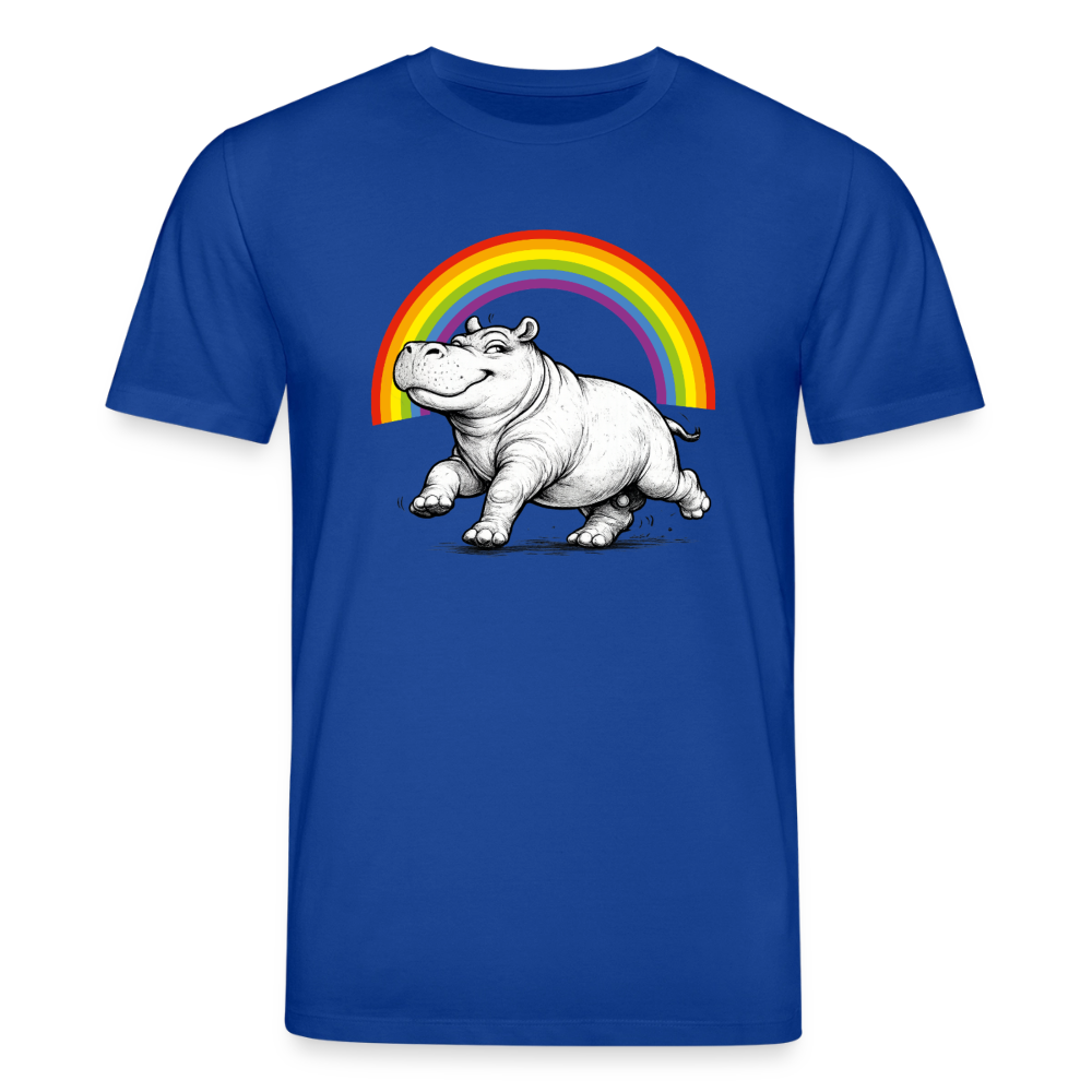 Nilpferd | Unisex Bio-T-Shirt - Dunkelblau