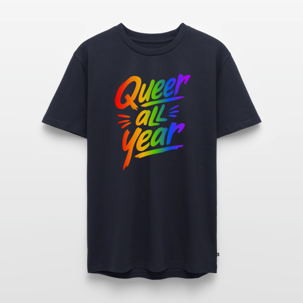 Queer all Year | Männer Premium T-Shirt - Navy