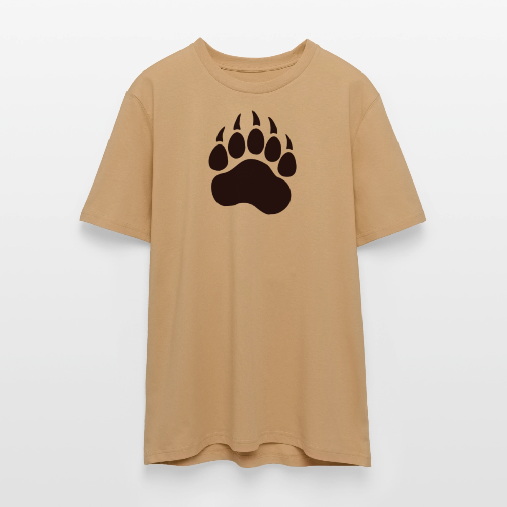 Bear Paw black | Unisex Bio-T-Shirt - Karamell 