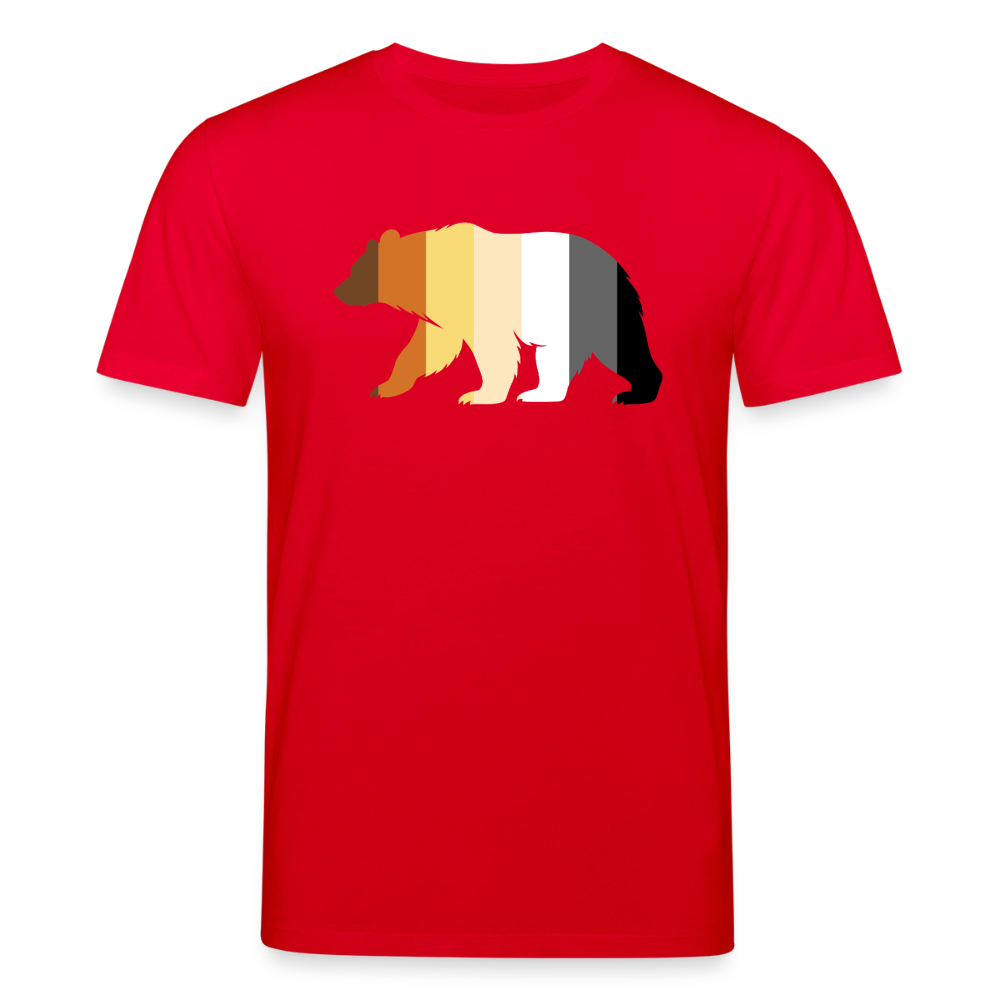 Bear in Bear Pride Colours | Unisex Bio T-Shirt - Rot